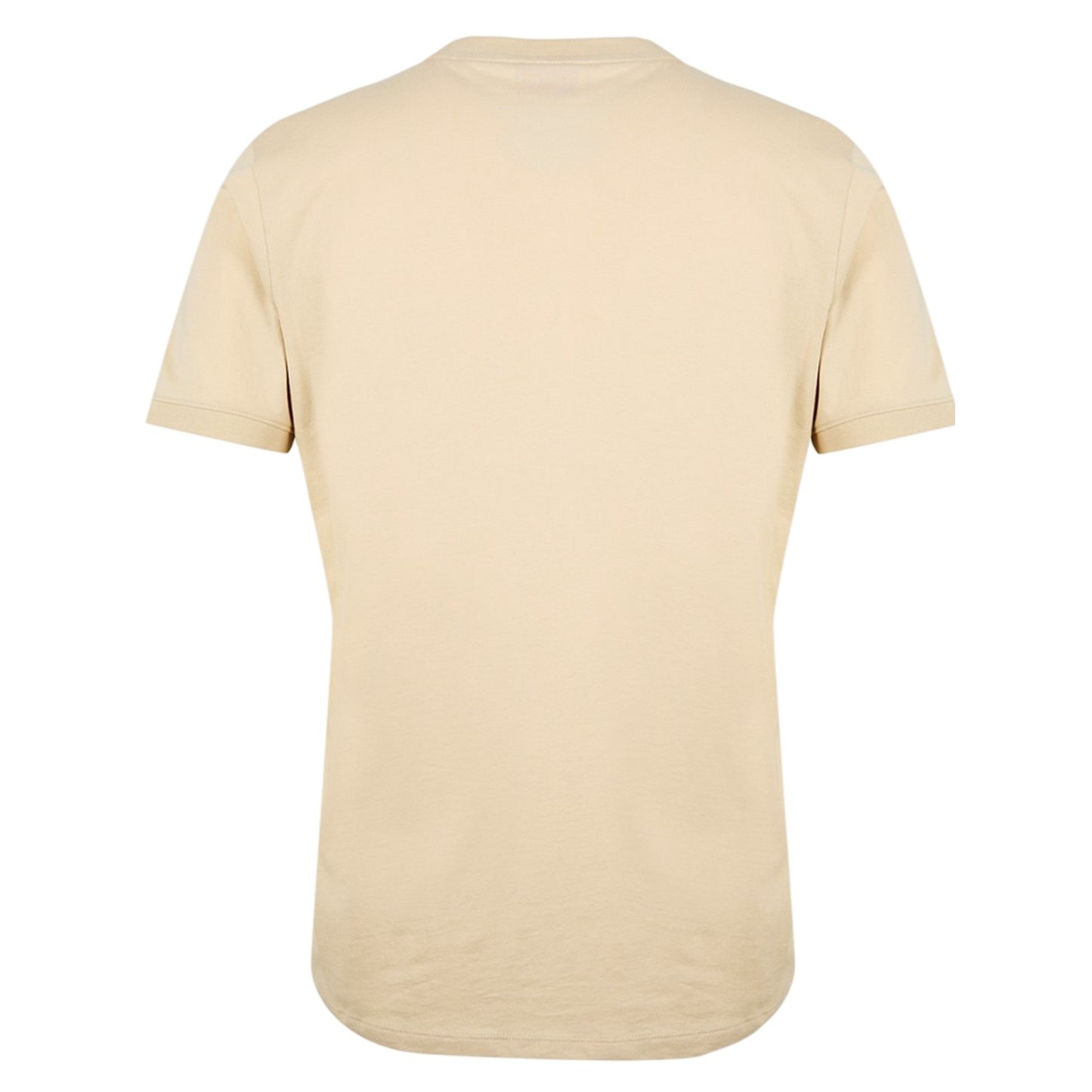 Beige - Back - Hugo Mens Diragolino Chest Logo T-Shirt