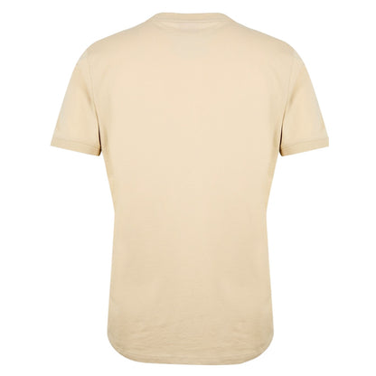 Beige - Back - Hugo Mens Diragolino Chest Logo T-Shirt