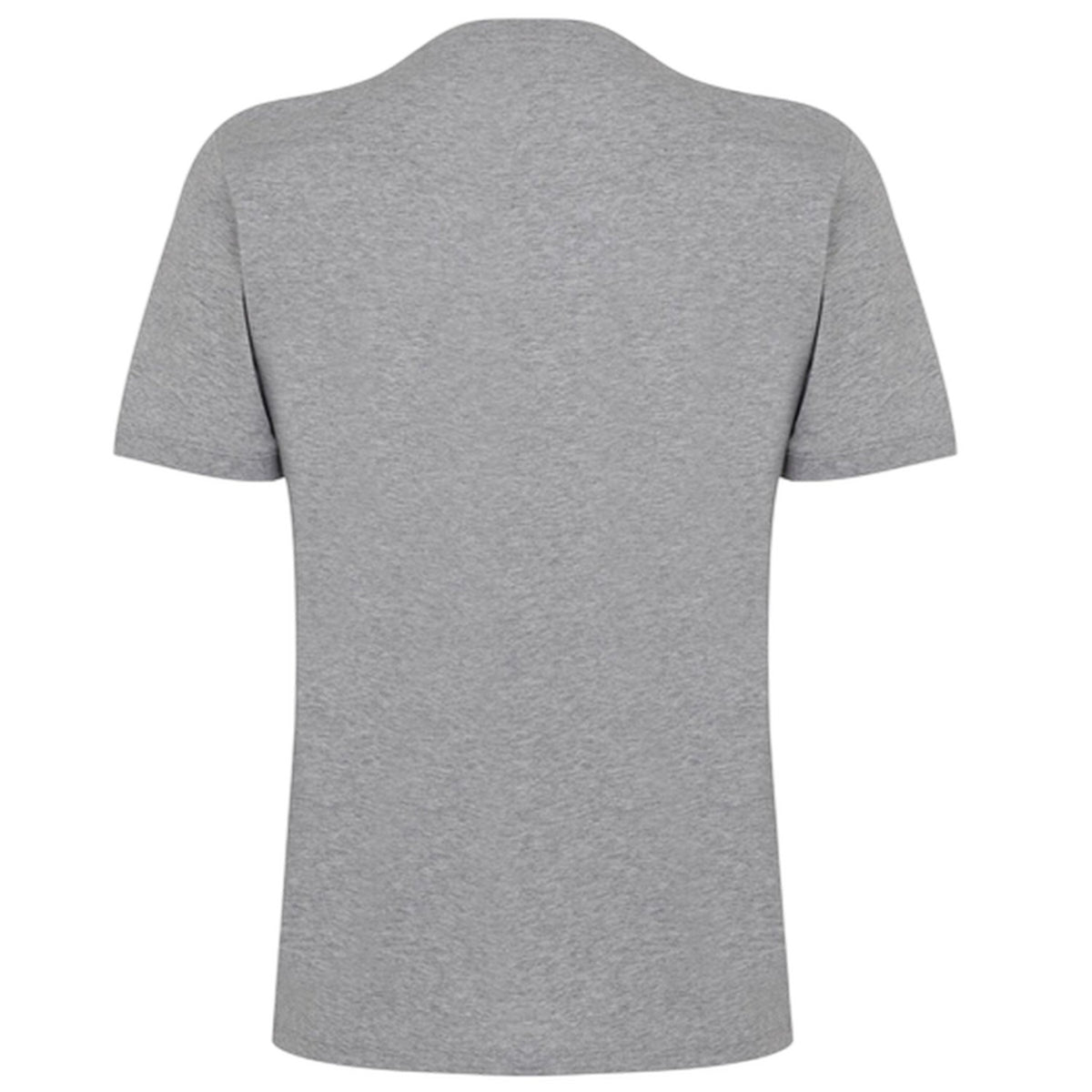 Grey - Back - Hugo Mens Diragolino Chest Logo T-Shirt