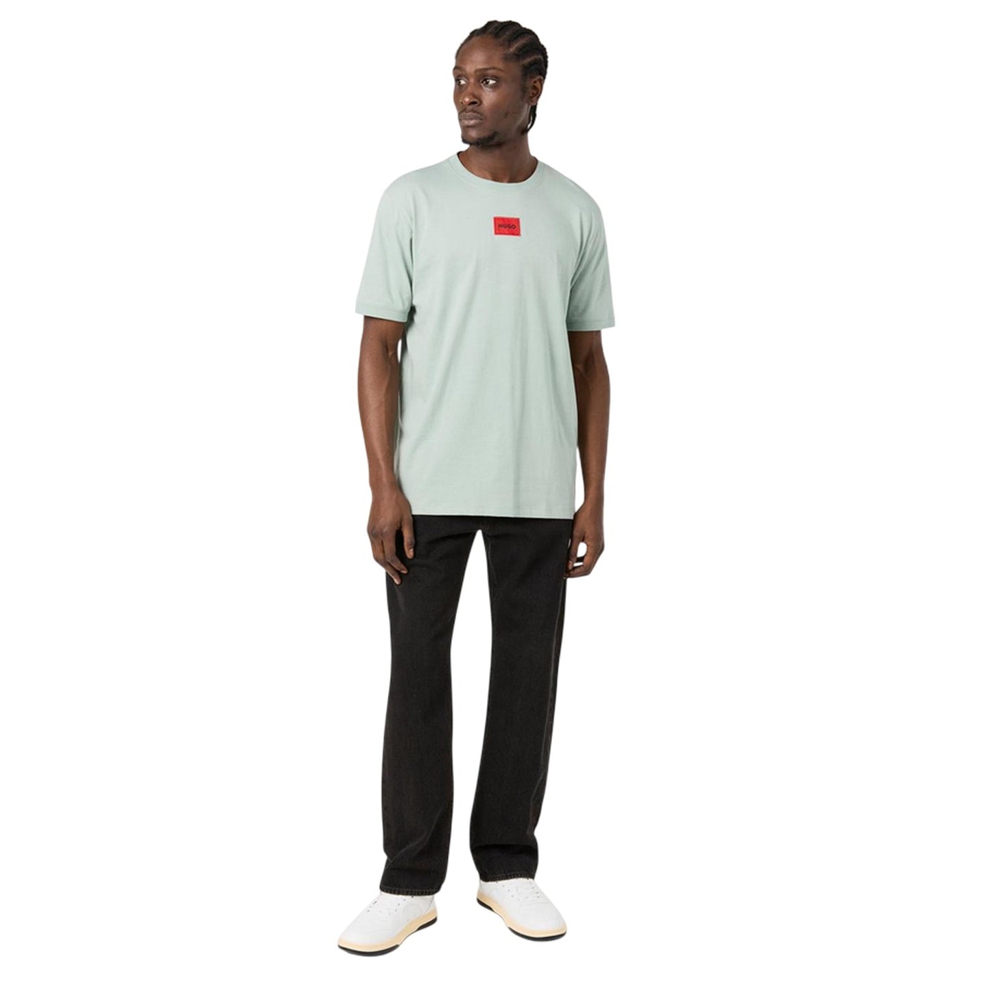 Light Green - Lifestyle - Hugo Mens Diragolino Chest Logo T-Shirt