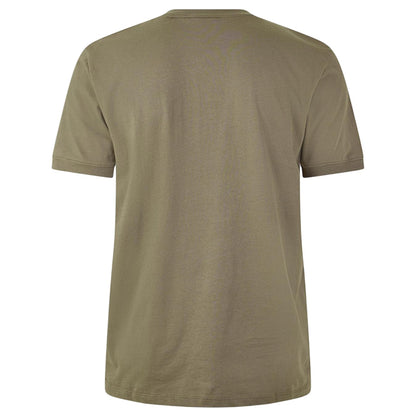 Medium Grey - Back - Hugo Mens Diragolino Chest Logo T-Shirt