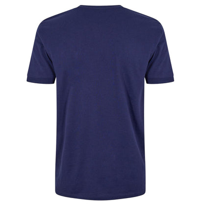 Navy - Back - Hugo Mens Diragolino Chest Logo T-Shirt