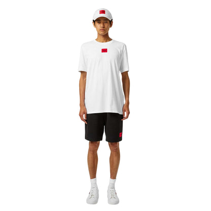 White - Lifestyle - Hugo Mens Diragolino Chest Logo T-Shirt