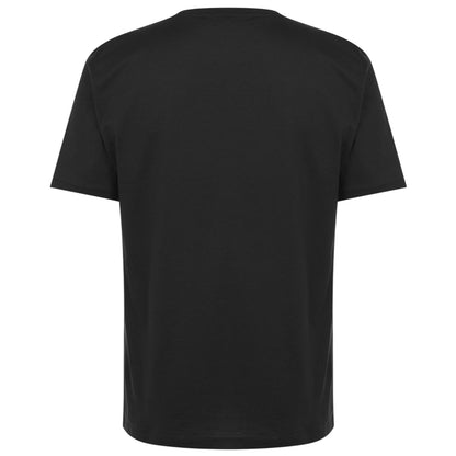 Black - Back - Hugo Mens Diragolino Chest Logo T-Shirt
