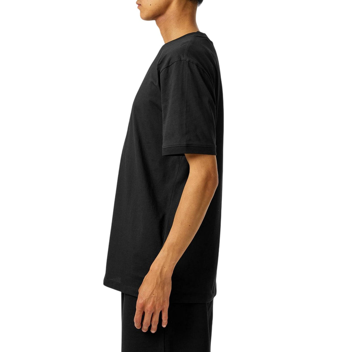 Black - Side - Hugo Mens Diragolino Chest Logo T-Shirt