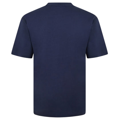 Navy - Back - Hugo Boss Unisex Adult Box Logo T-Shirt