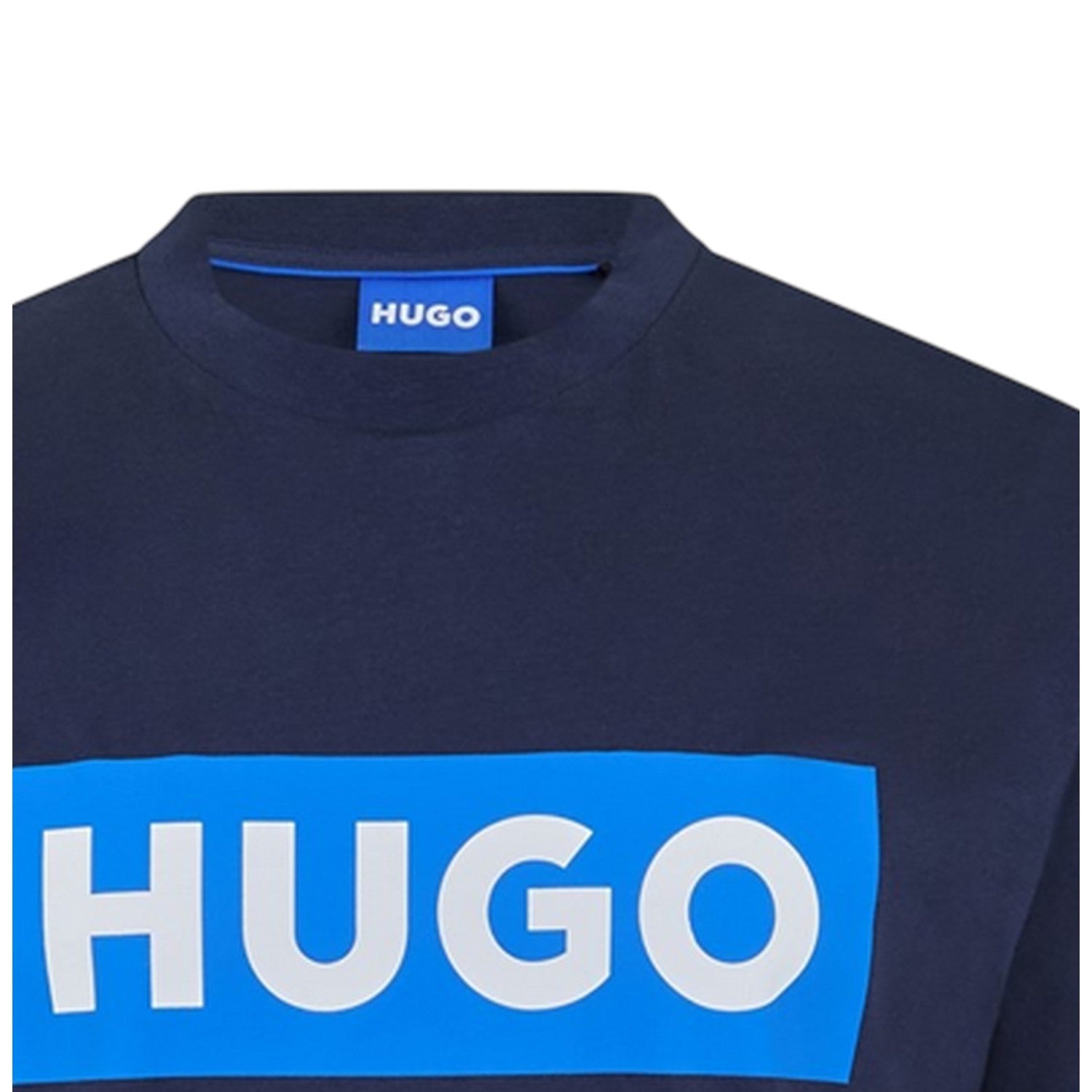 Navy - Lifestyle - Hugo Boss Unisex Adult Box Logo T-Shirt