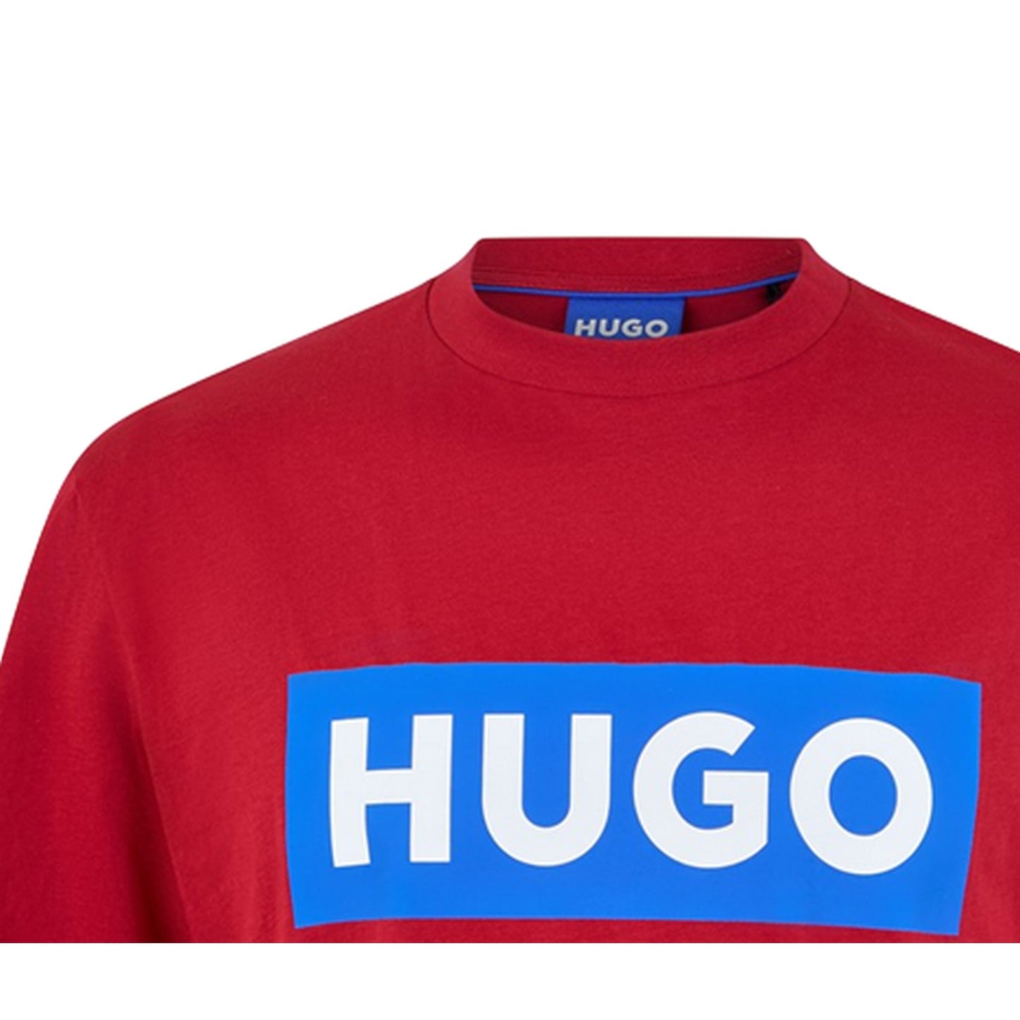 Rio Red - Side - Hugo Boss Unisex Adult Box Logo T-Shirt