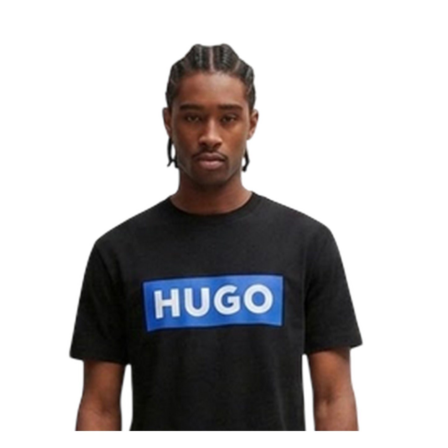 Black - Side - Hugo Boss Unisex Adult Box Logo T-Shirt