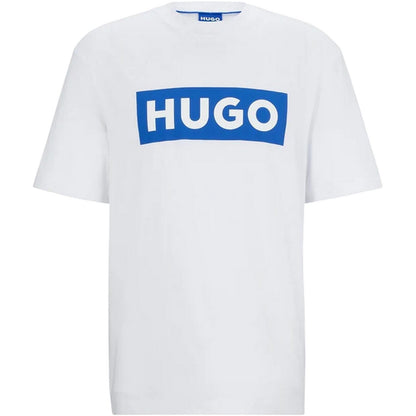 White - Front - Hugo Boss Unisex Adult Box Logo T-Shirt