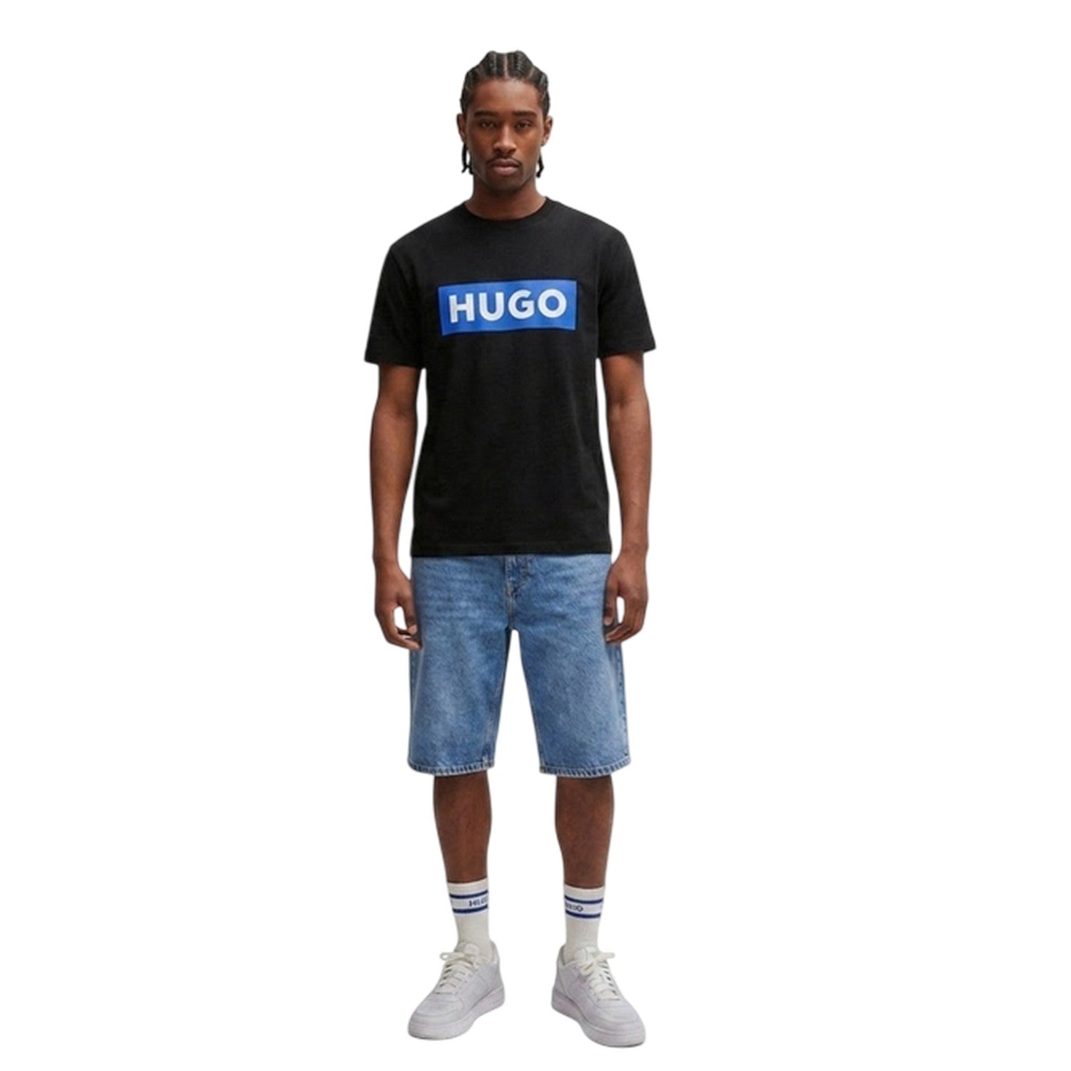 Black - Lifestyle - Hugo Boss Unisex Adult Box Logo T-Shirt