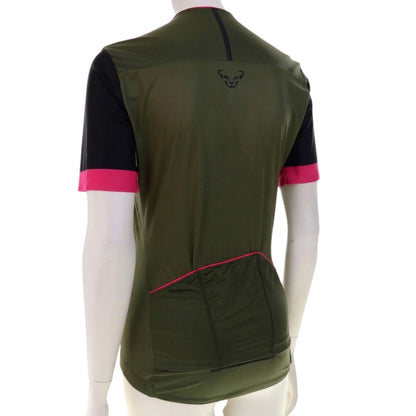 Moss - Back - Dynafit Womens-Ladies Colour Block T-Shirt