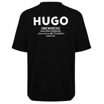 Black - Back - Hugo Mens MCMXCIII Back Print T-Shirt