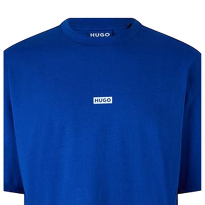 Blue - Side - Hugo Mens MCMXCIII Back Print T-Shirt