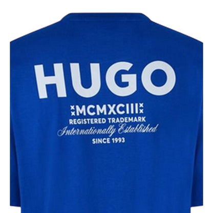 Blue - Lifestyle - Hugo Mens MCMXCIII Back Print T-Shirt
