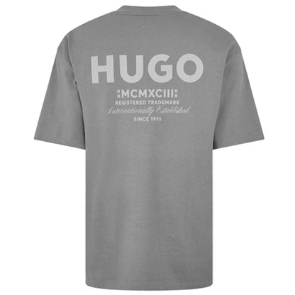 Medium Grey - Back - Hugo Mens MCMXCIII Back Print T-Shirt
