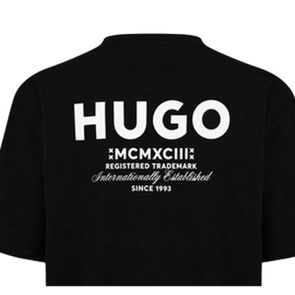 Black - Lifestyle - Hugo Mens MCMXCIII Back Print T-Shirt