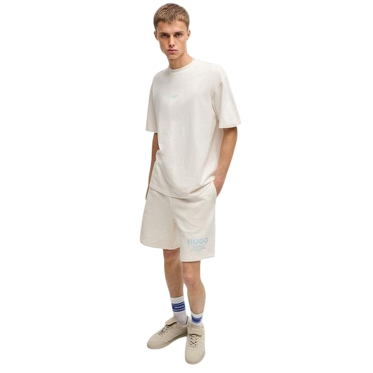 White - Lifestyle - Hugo Mens MCMXCIII Back Print T-Shirt