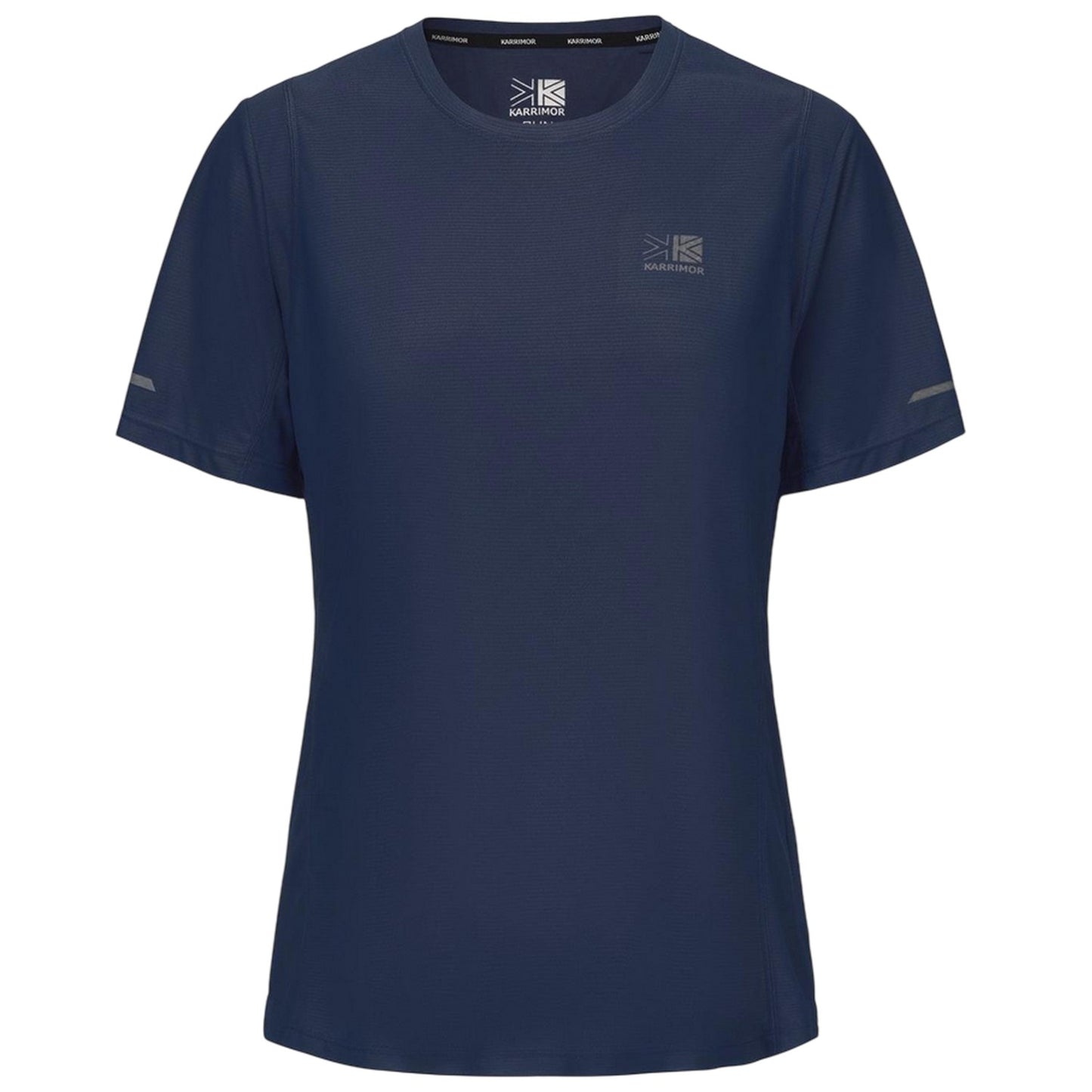 Navy - Front - Karrimor Womens-Ladies Back Print Slim T-Shirt