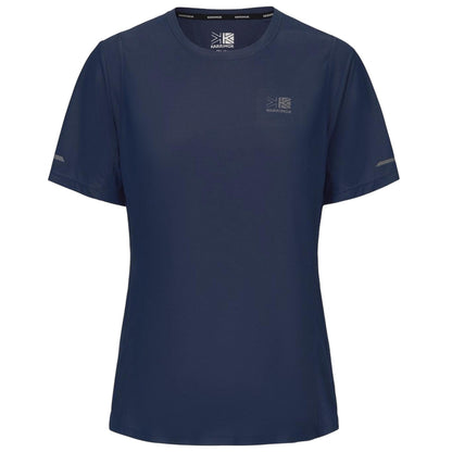 Navy - Front - Karrimor Womens-Ladies Back Print Slim T-Shirt