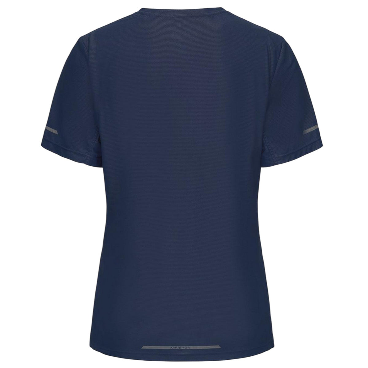 Navy - Back - Karrimor Womens-Ladies Back Print Slim T-Shirt