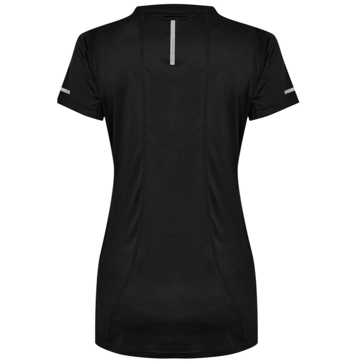 Black - Back - Karrimor Womens-Ladies Back Print Slim T-Shirt