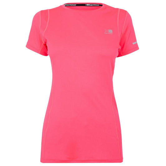 Pink - Front - Karrimor Womens-Ladies Back Print Slim T-Shirt