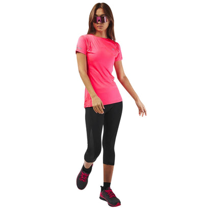 Pink - Lifestyle - Karrimor Womens-Ladies Back Print Slim T-Shirt