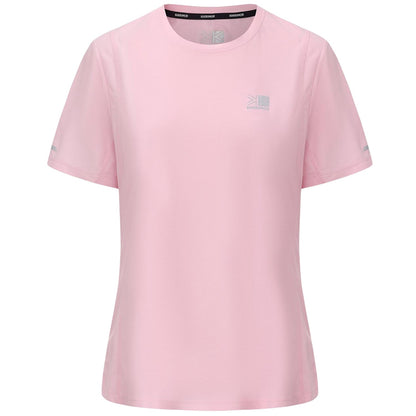 Pink Mist - Front - Karrimor Womens-Ladies Back Print Slim T-Shirt