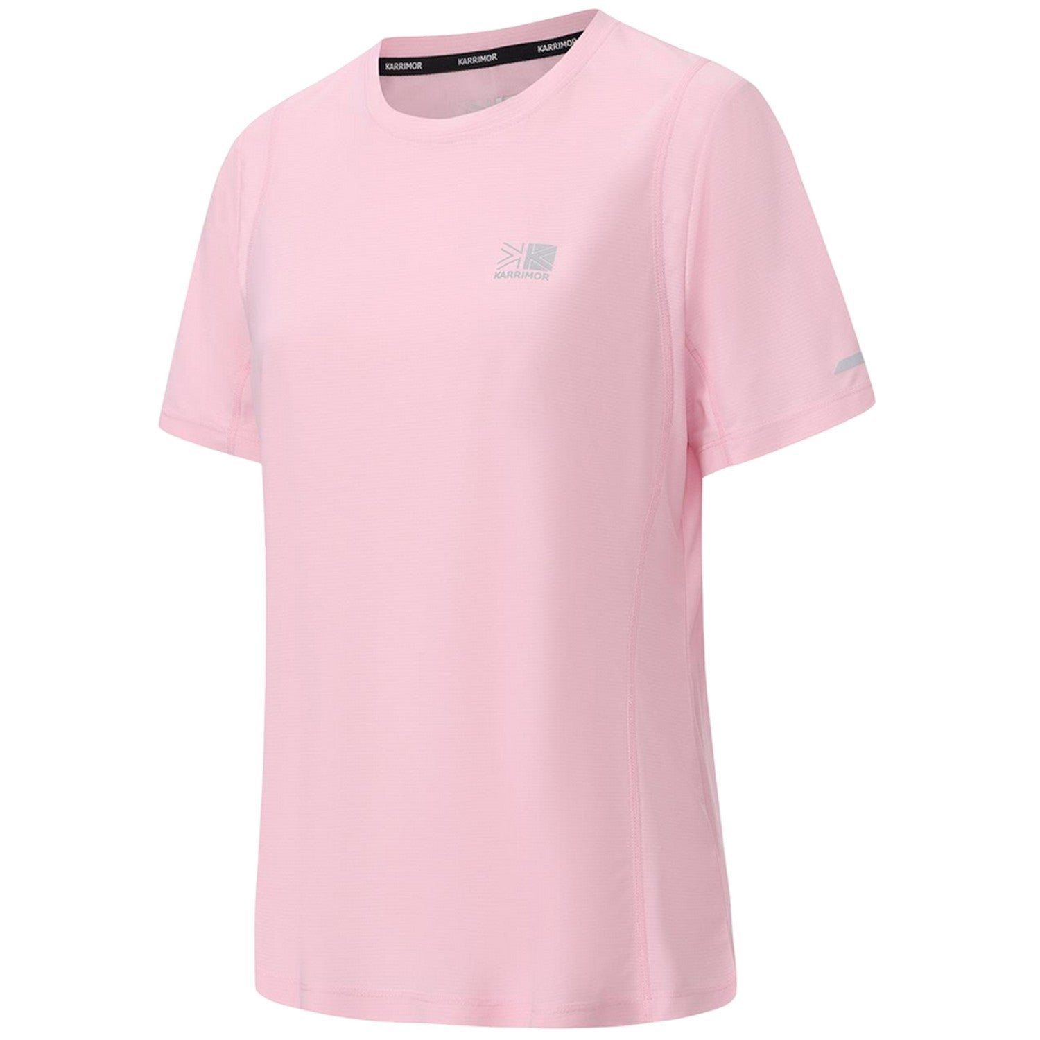 Pink Mist - Side - Karrimor Womens-Ladies Back Print Slim T-Shirt