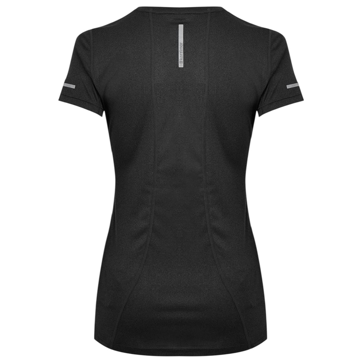 Charcoal - Back - Karrimor Womens-Ladies Back Print Slim T-Shirt