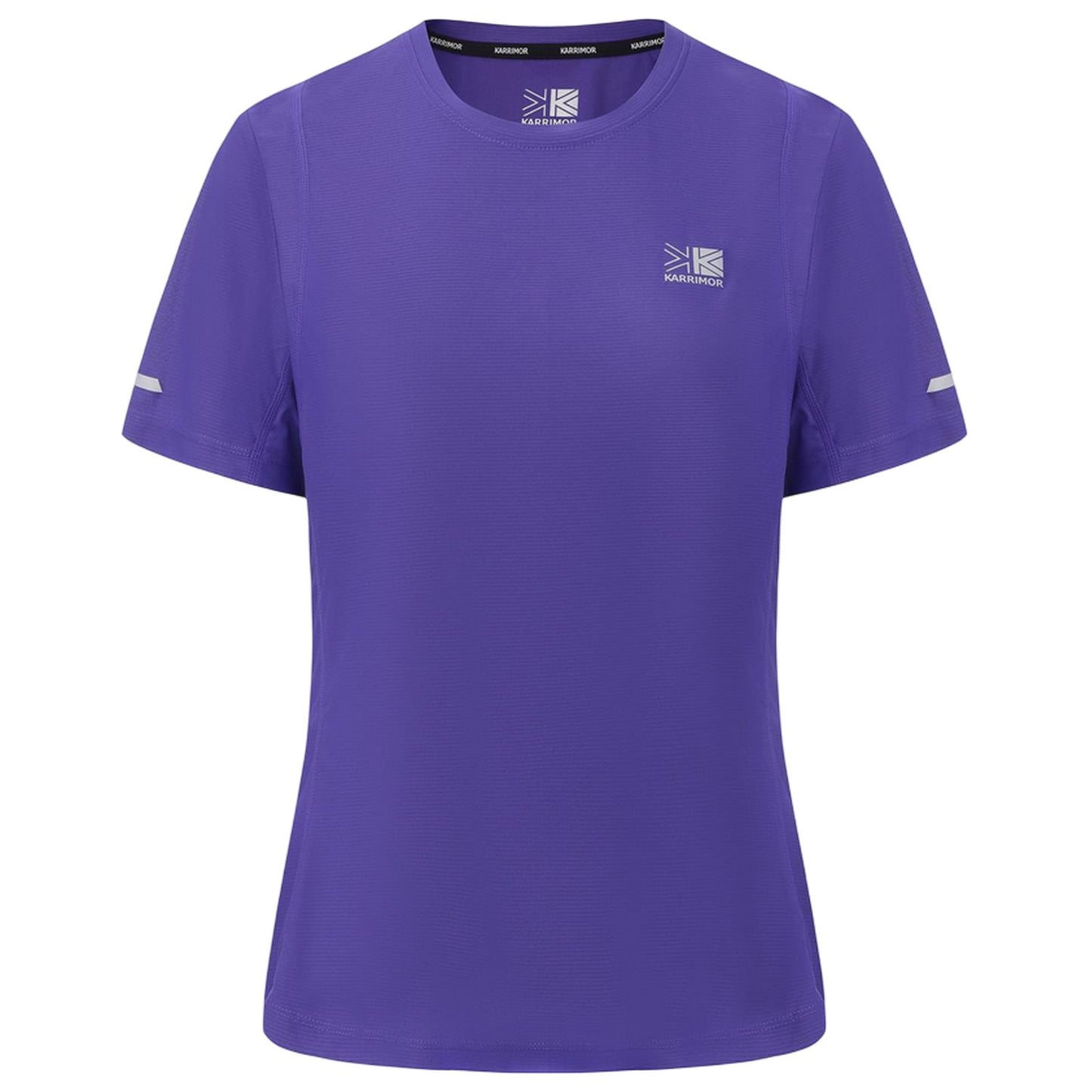 Dark Purple - Front - Karrimor Womens-Ladies Back Print Slim T-Shirt