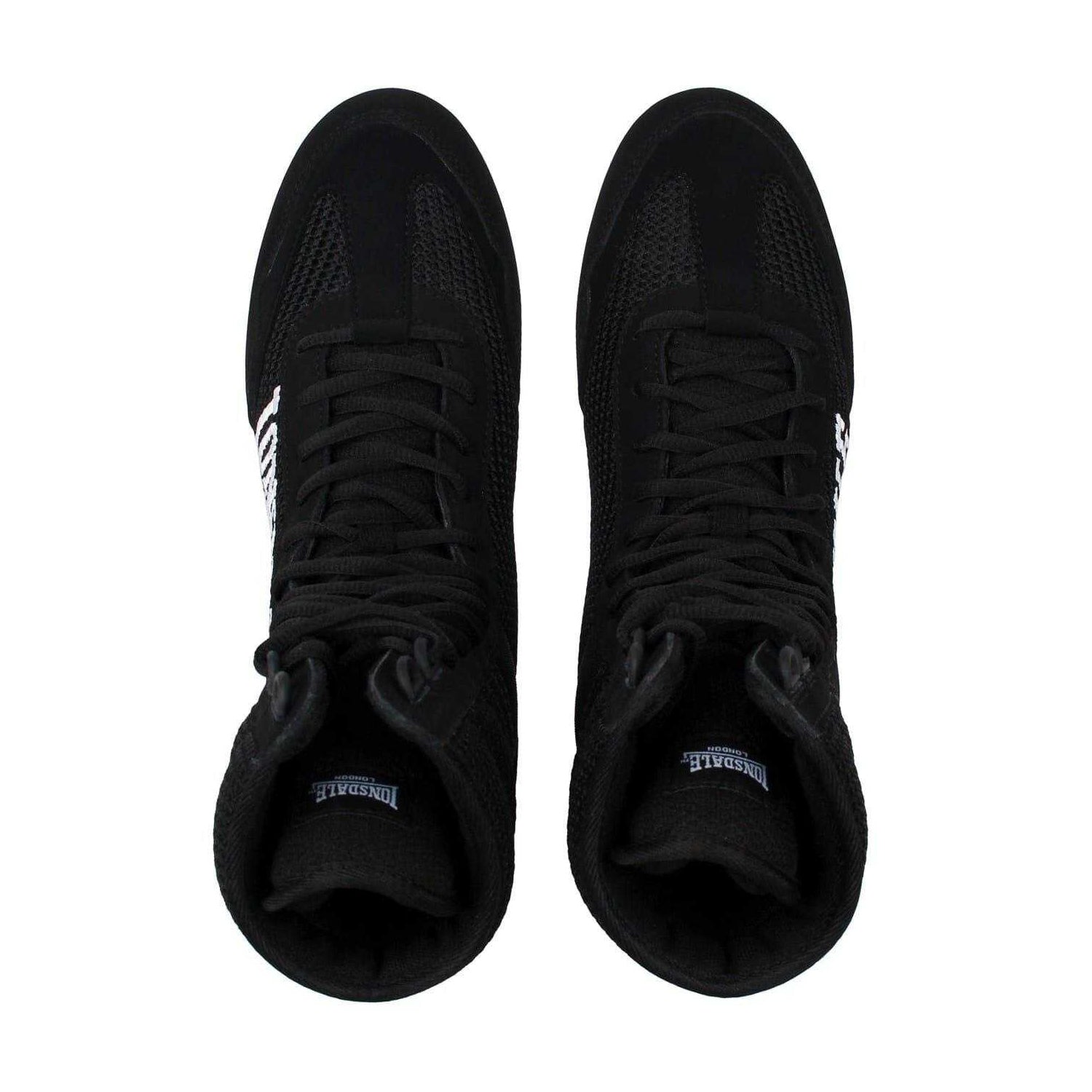 Black - Lifestyle - Lonsdale Childrens-Kids Contender Boxing Boots