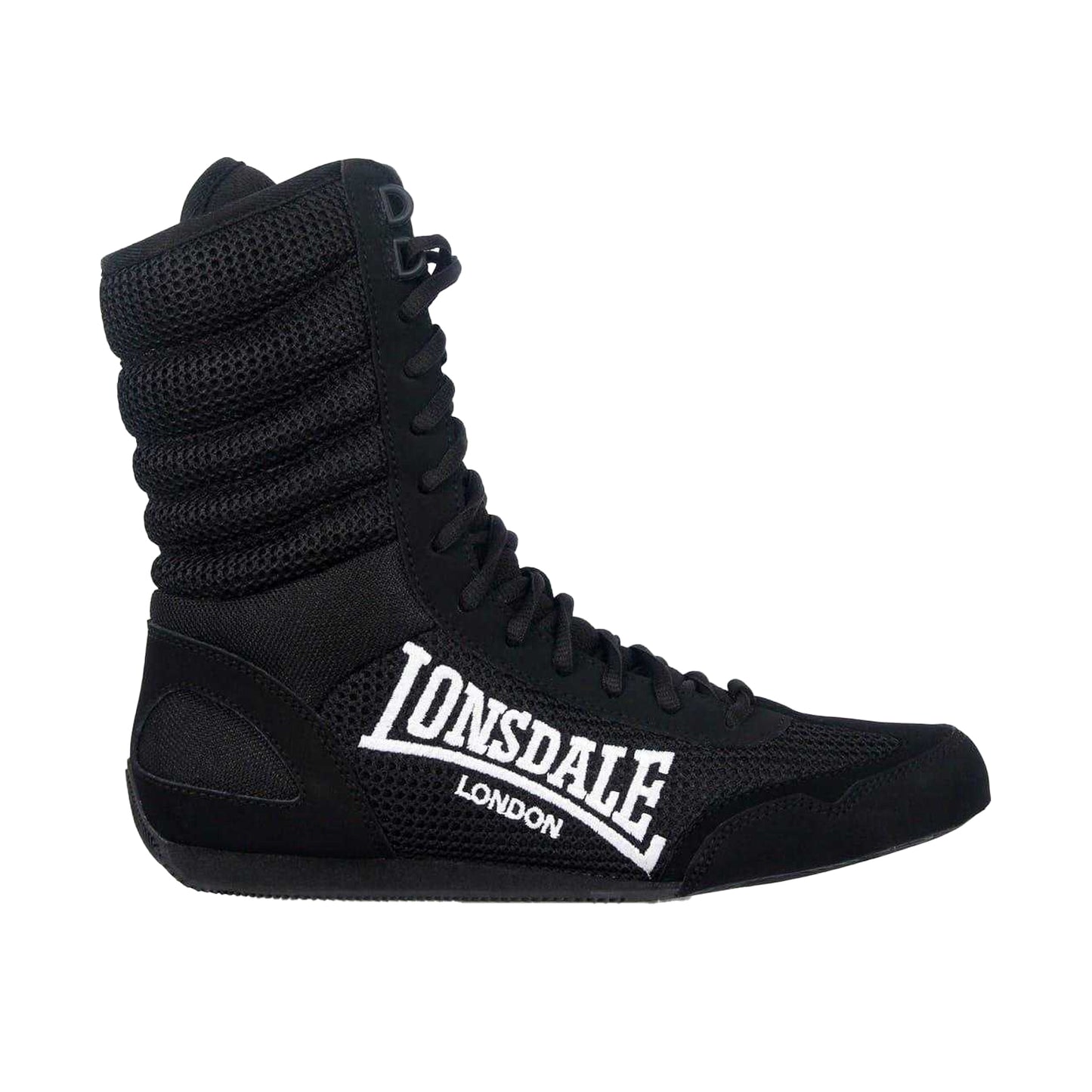 Black - Front - Lonsdale Childrens-Kids Contender Boxing Boots