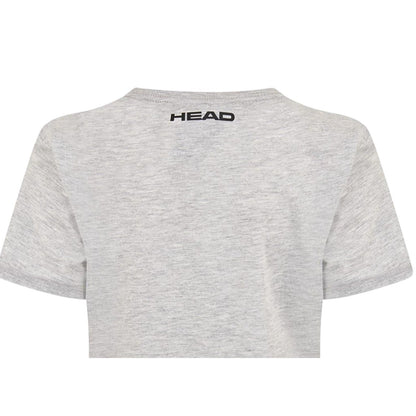 Grey - Lifestyle - Head Womens-Ladies Club Lara Graphic Print T-Shirt
