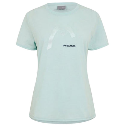 Sky Blue - Back - Head Womens-Ladies Club Lara Graphic Print T-Shirt