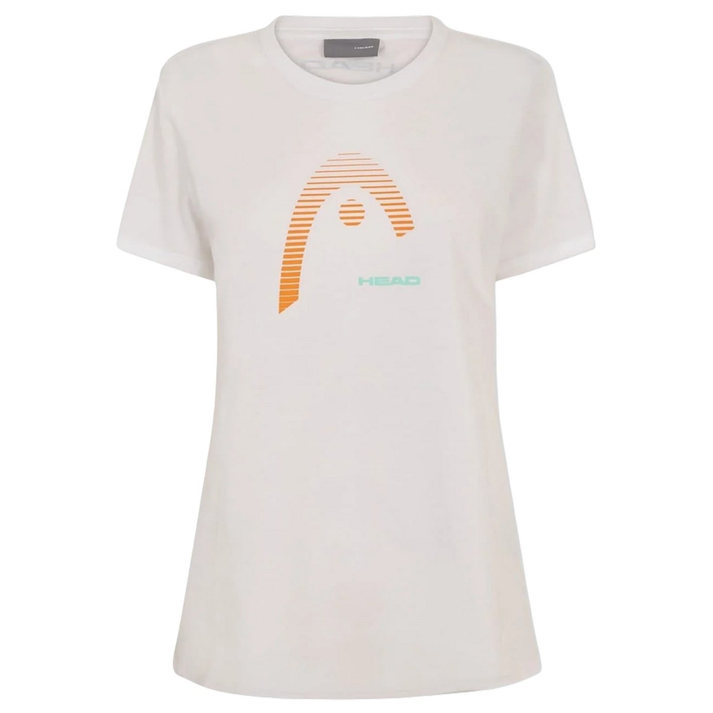 White - Front - Head Womens-Ladies Club Lara Graphic Print T-Shirt