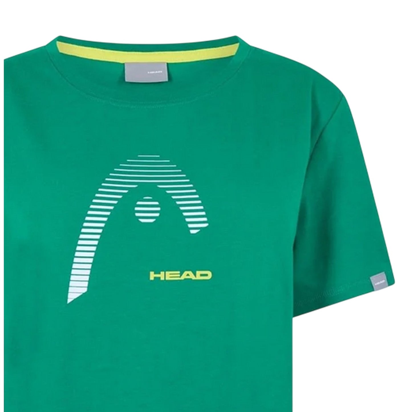 Green - Side - Head Womens-Ladies Club Lara Graphic Print T-Shirt