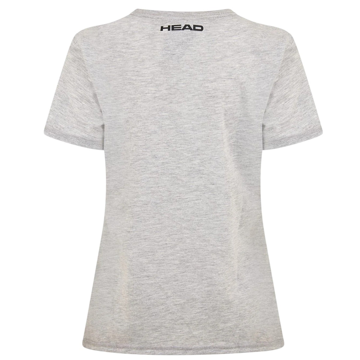 Grey - Back - Head Womens-Ladies Club Lara Graphic Print T-Shirt