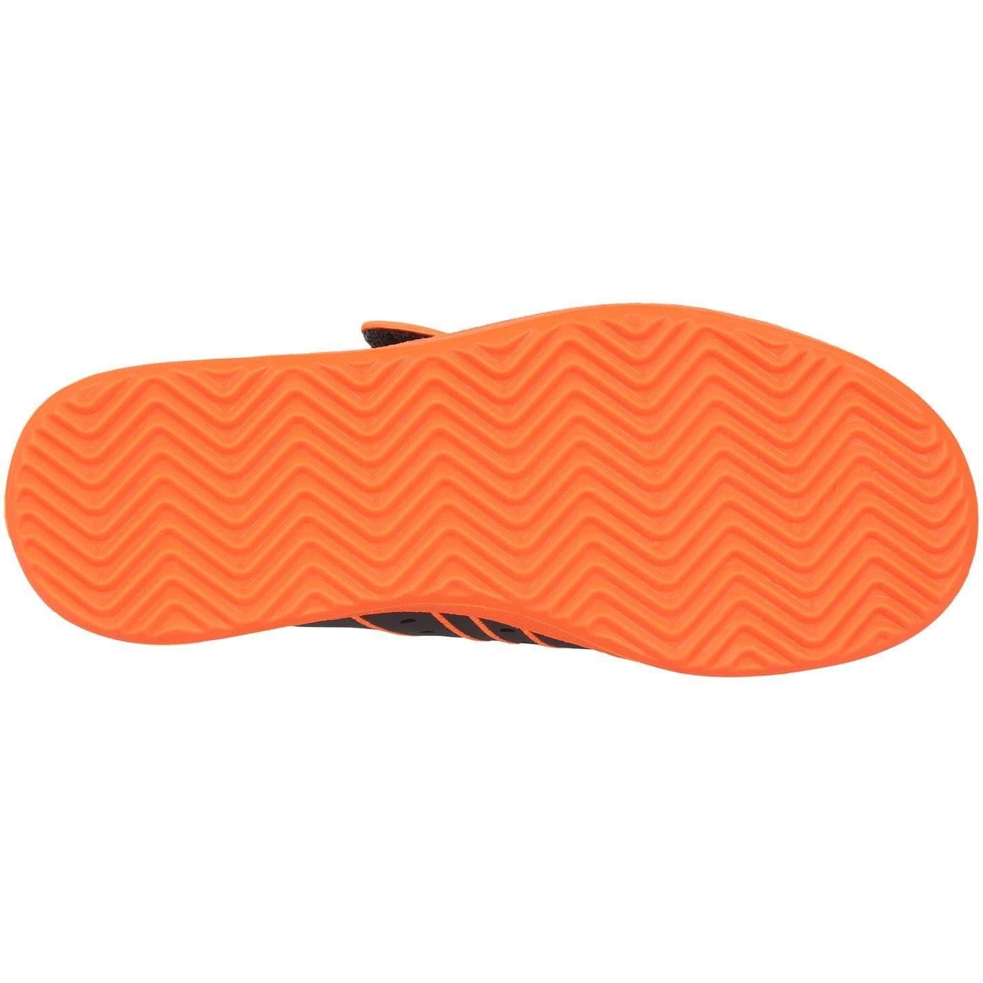 Grey-Orange - Lifestyle - Lonsdale Childrens-Kids Oval Trainers