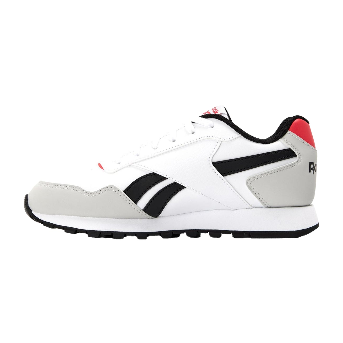 White-Black-Red - Back - Reebok Mens Glide Trainers