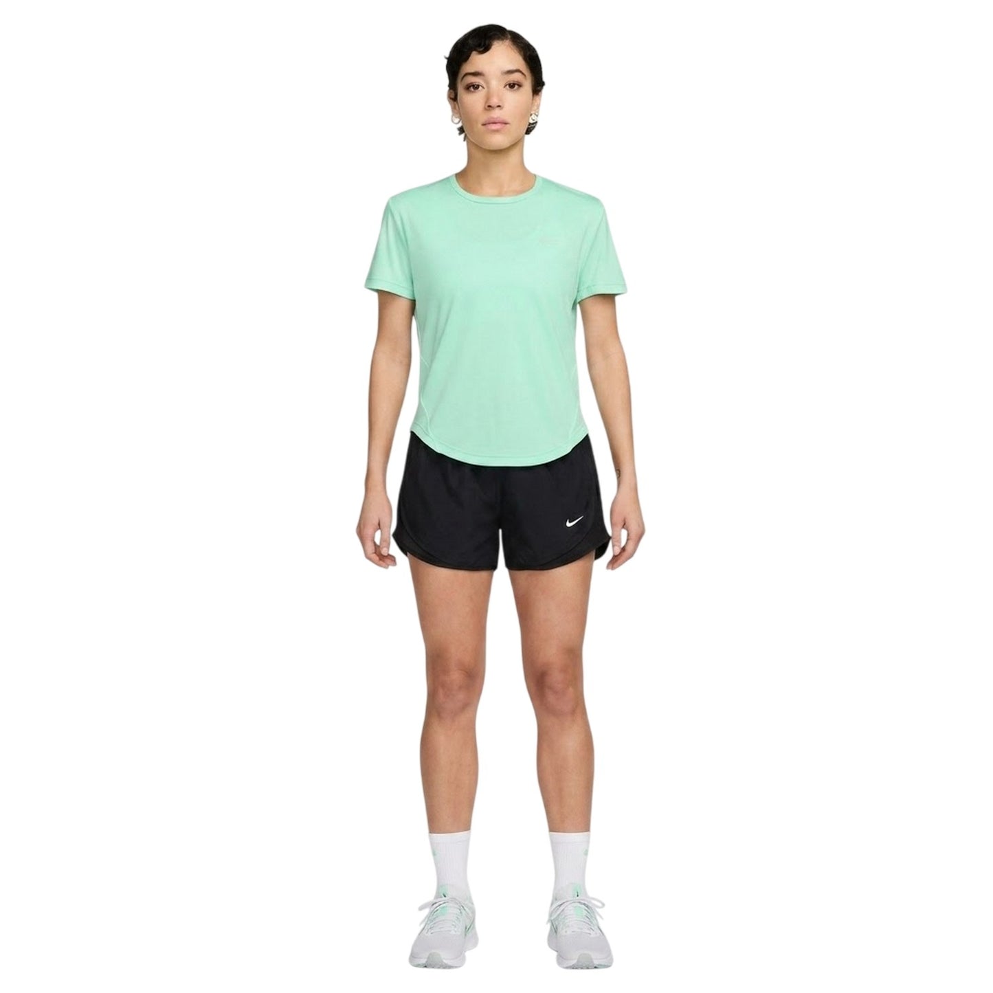 Mint Green - Lifestyle - Nike Womens-Ladies Swoosh Dri-FIT Top