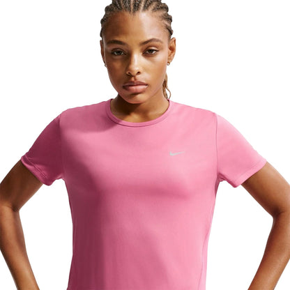 Peony - Side - Nike Womens-Ladies Swoosh Dri-FIT Top