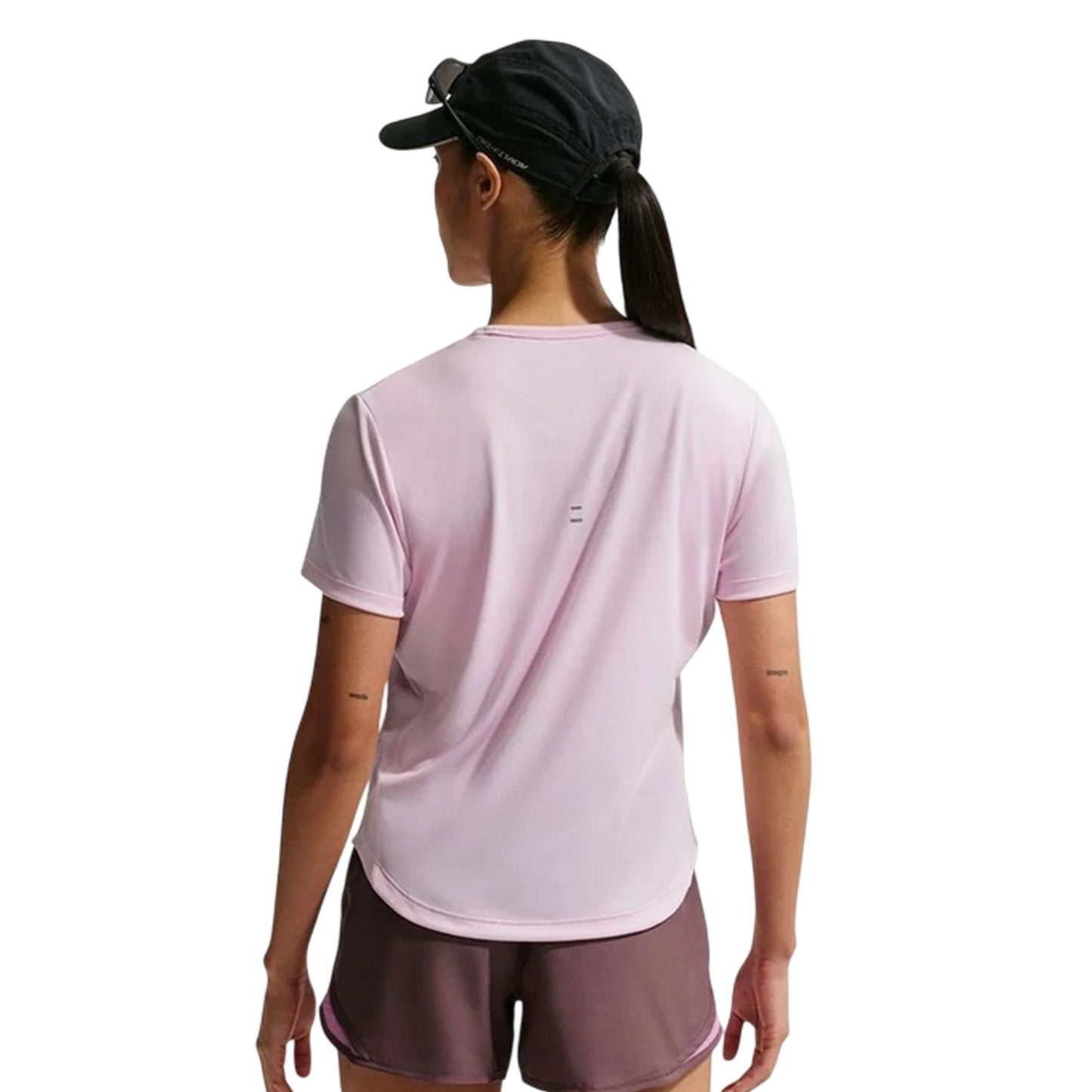 Pink Foam - Back - Nike Womens-Ladies Swoosh Dri-FIT Top