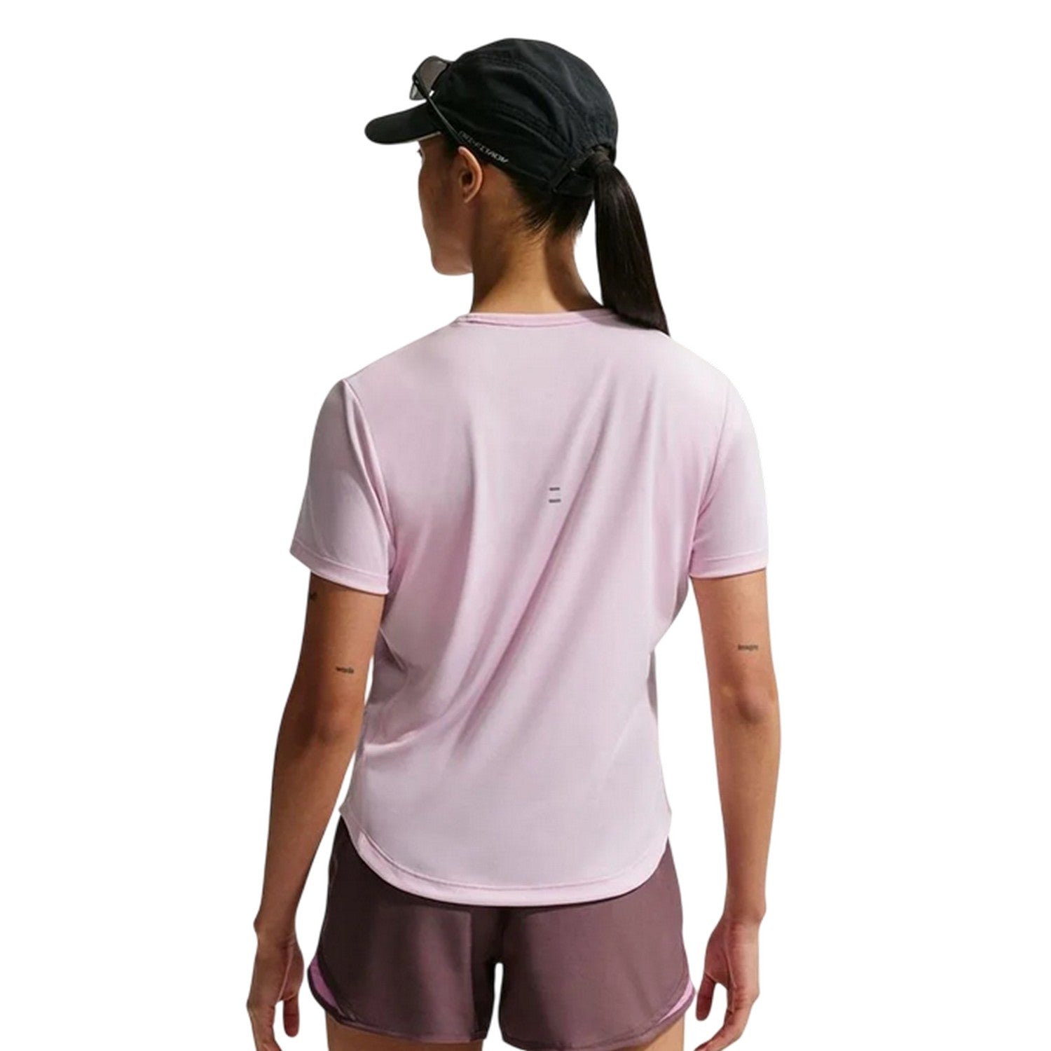 Pink Foam - Back - Nike Womens-Ladies Swoosh Dri-FIT Top