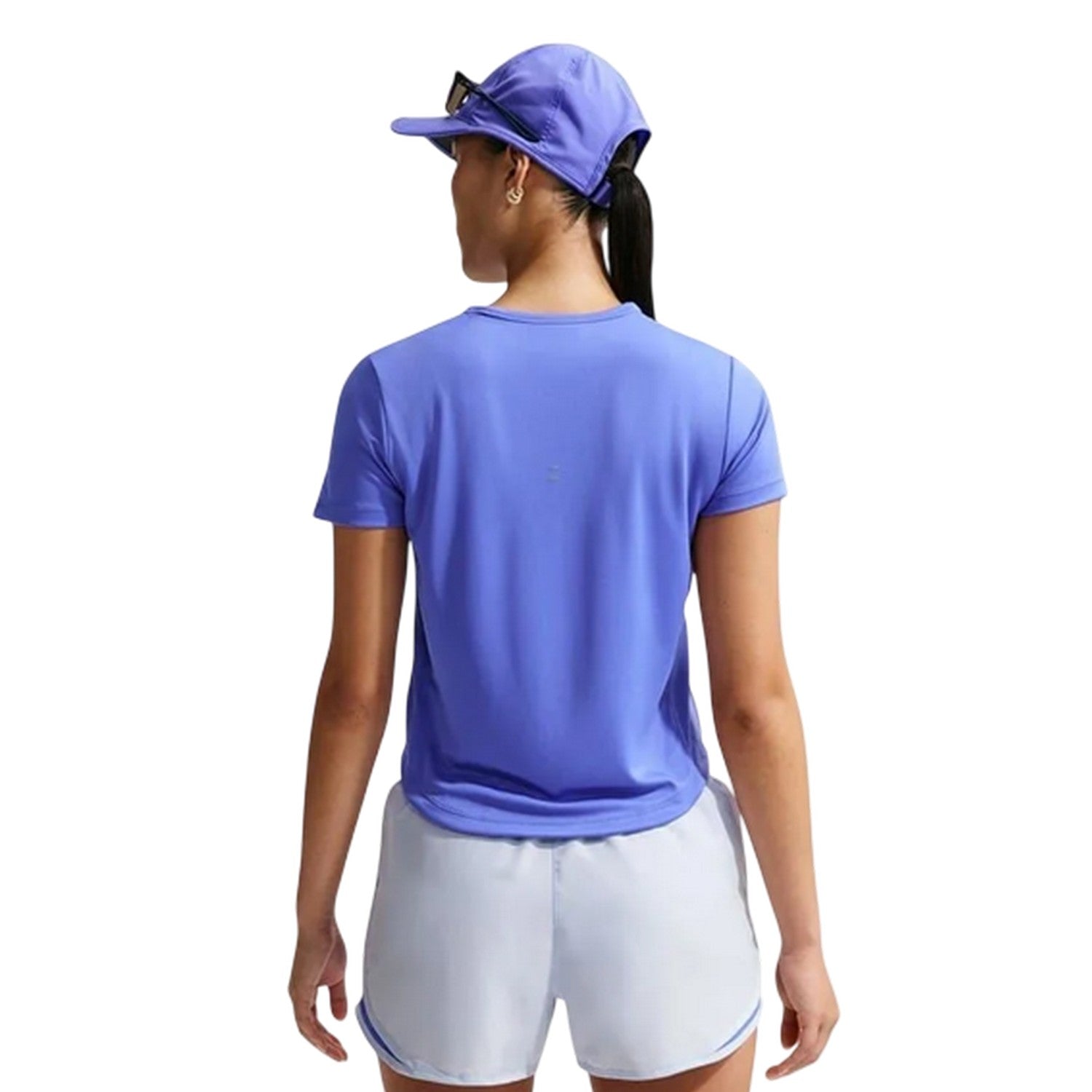 Sapphire - Back - Nike Womens-Ladies Swoosh Dri-FIT Top