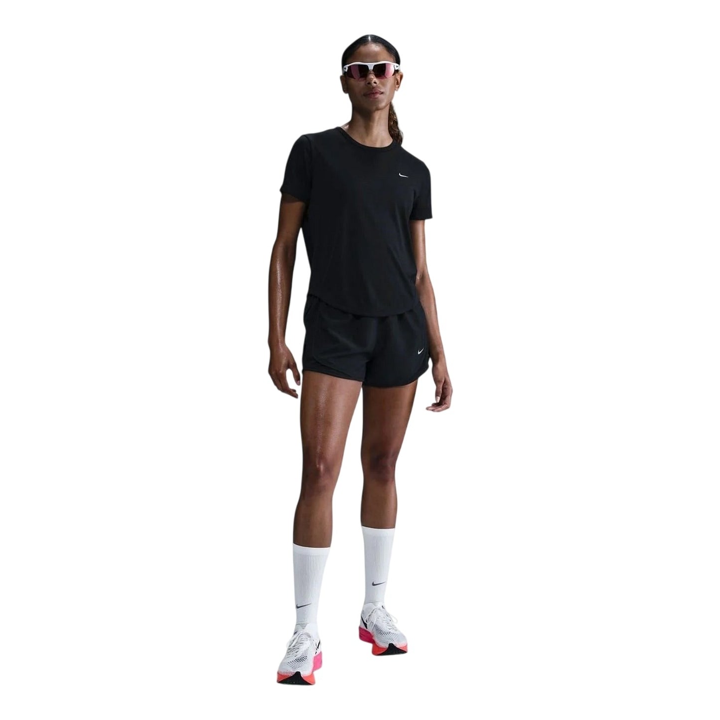 Black - Lifestyle - Nike Womens-Ladies Swoosh Dri-FIT Top