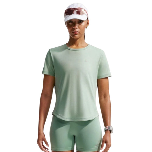 Green - Front - Nike Womens-Ladies Swoosh Dri-FIT Top