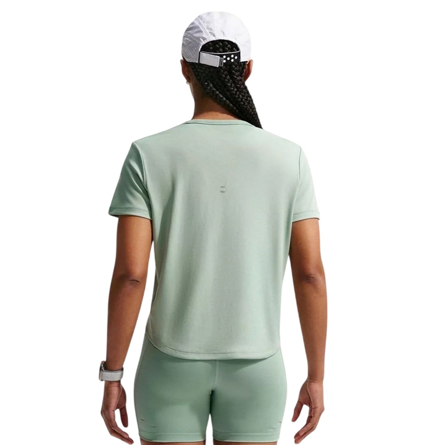 Green - Back - Nike Womens-Ladies Swoosh Dri-FIT Top