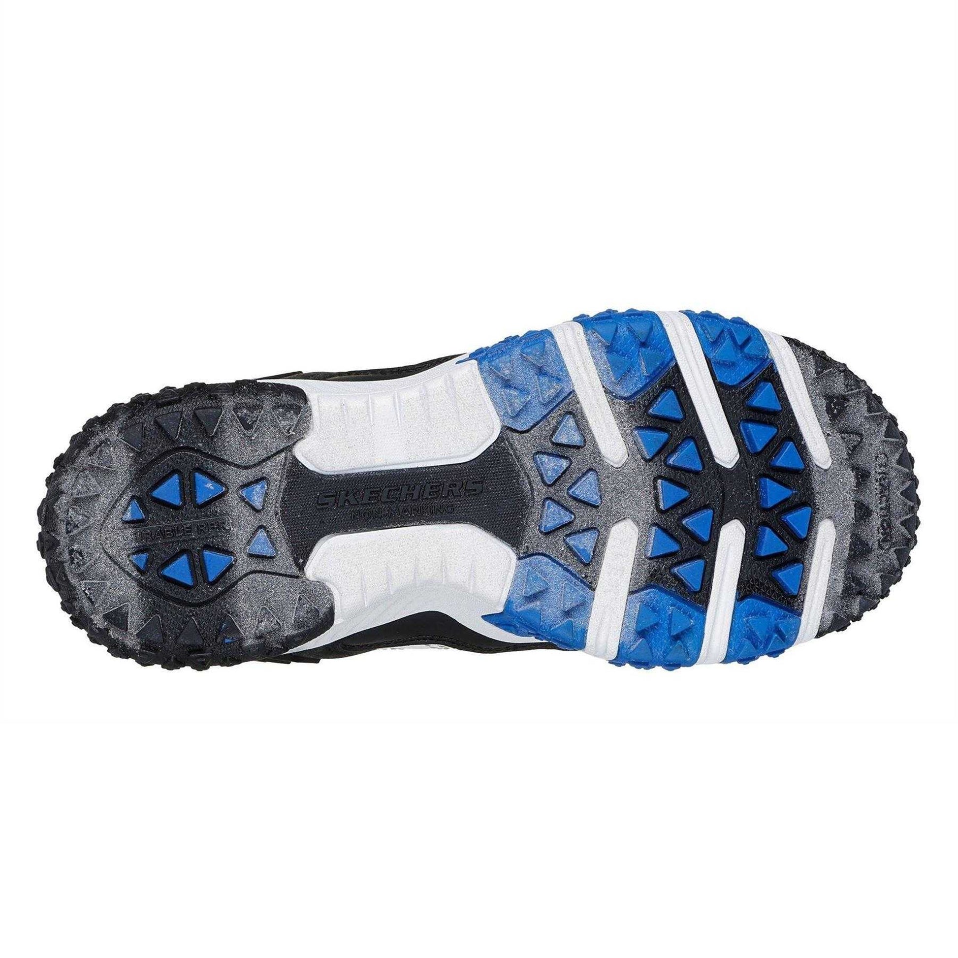 Black-White - Lifestyle - Skechers Childrens-Kids Elite Sport Trainers
